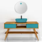 Specchio da Parete Rotondo Molato Design Semplice Made in Italy - Odile  Viadurini