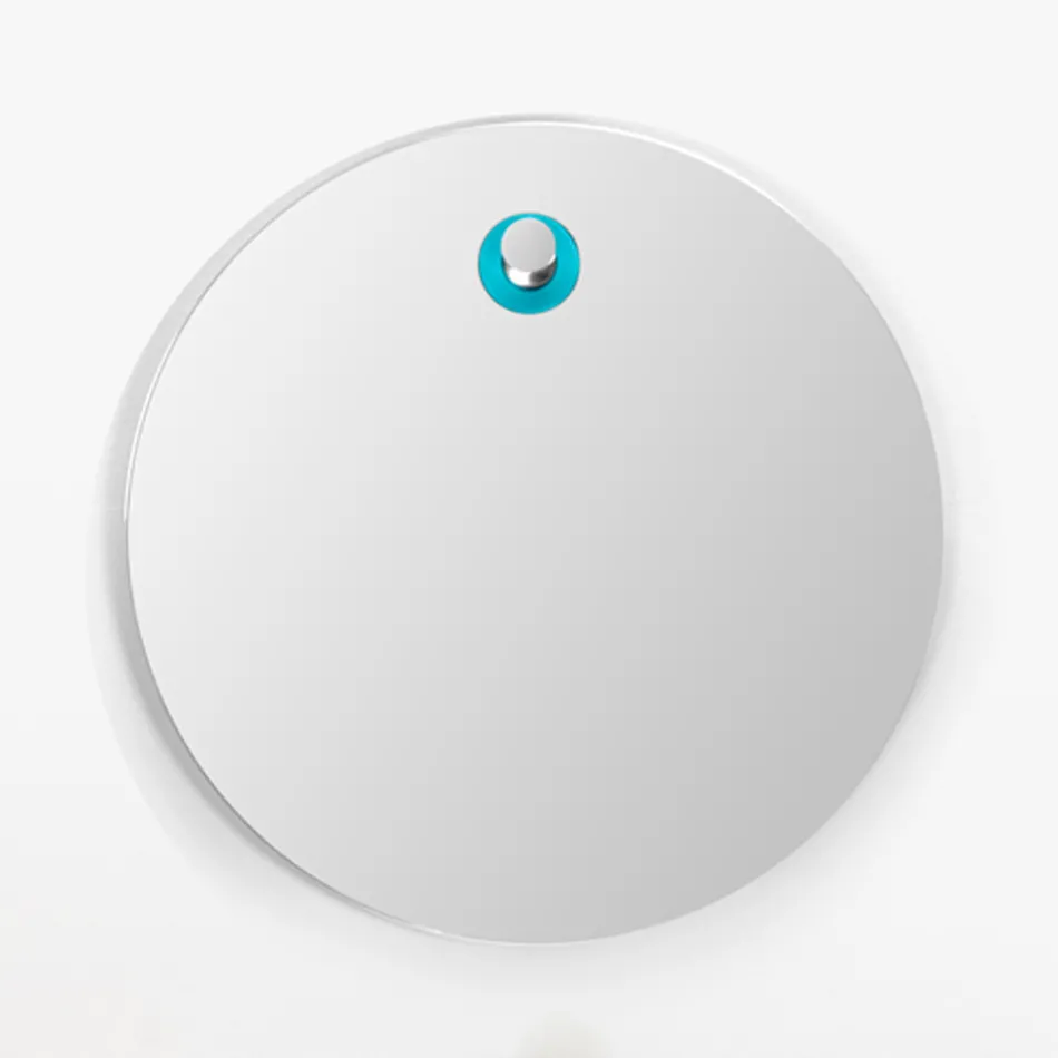 Specchio da Parete Rotondo Molato Design Semplice Made in Italy - Odile  Viadurini
