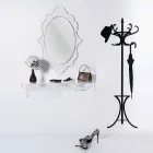 Specchio da parete trasparente di design Joy,made in Italy Viadurini