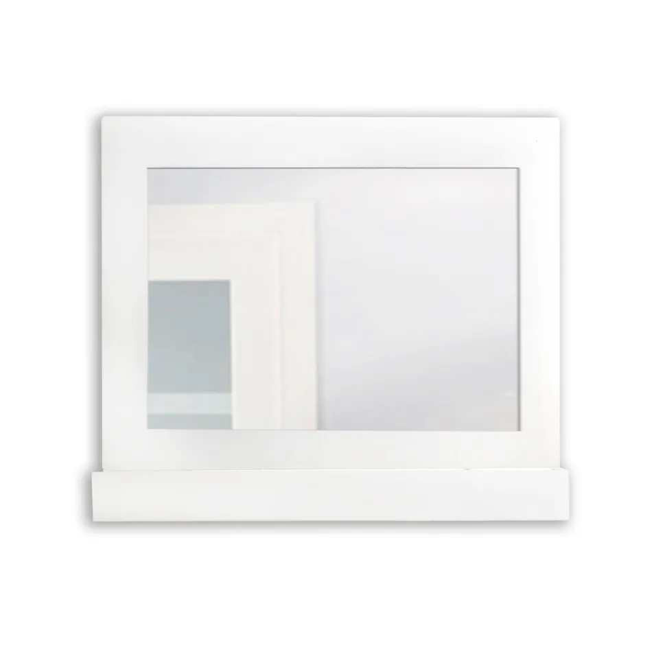 Specchio Orizzontale Contenitore da Parete in Plexiglass Made in Italy - Kiran Viadurini