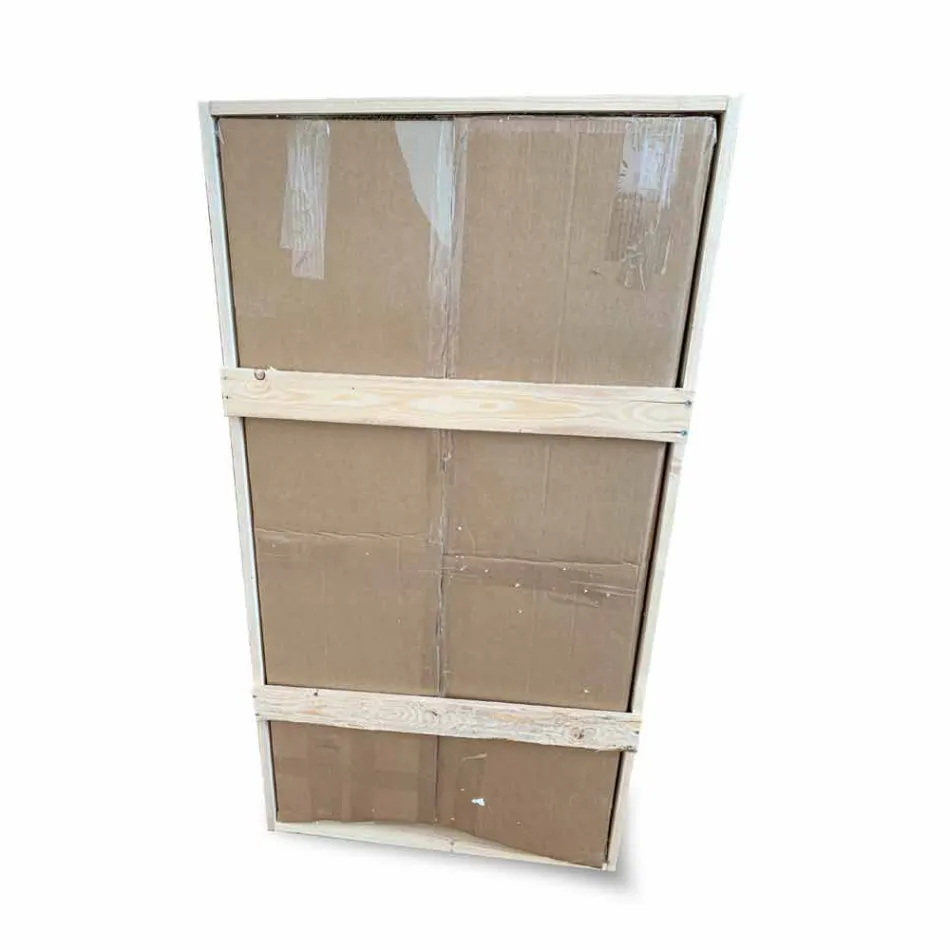 Specchio Retroilluminato a LED da Parete, Cornice Acciaio Made in Italy - Tundra Viadurini