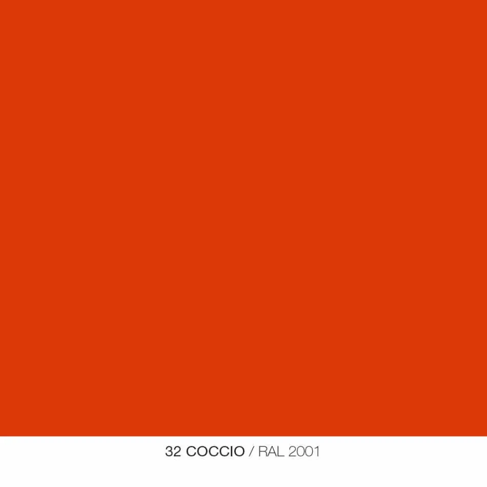 Specchio Rettangolare Arrotondato con Cornice in Metallo Vari Colori - Alexandra Viadurini