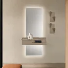 Specchio Rettangolare in Vetro Retroilluminato con Led Made in Italy - Solen Viadurini