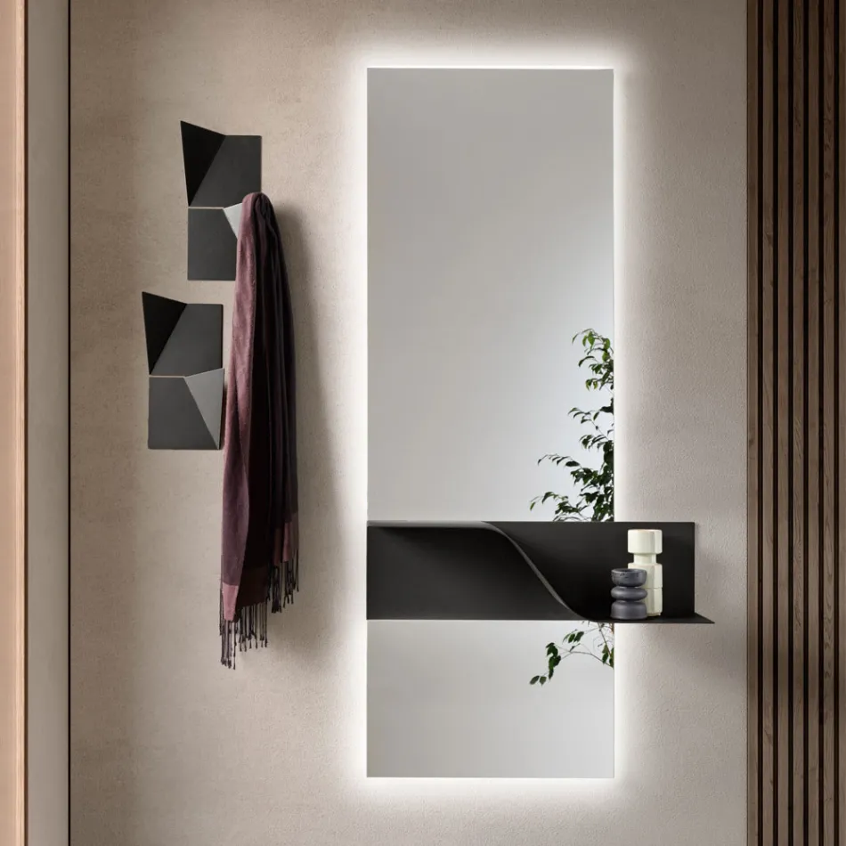 Specchio Rettangolare in Vetro Retroilluminato con Led Made in Italy - Solen Viadurini