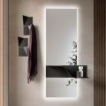 Specchio Rettangolare in Vetro Retroilluminato con Led Made in Italy - Solen