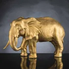 Statuina a Forma di Elefante in Ceramica Lavorata a Mano Made in Italy - Fante Viadurini