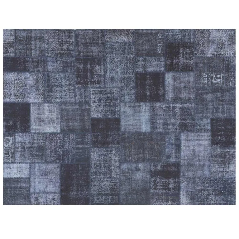 Tappeto Salotto Artigianale in Patchwork Annodato a Mano in Turchia - Raimund Viadurini