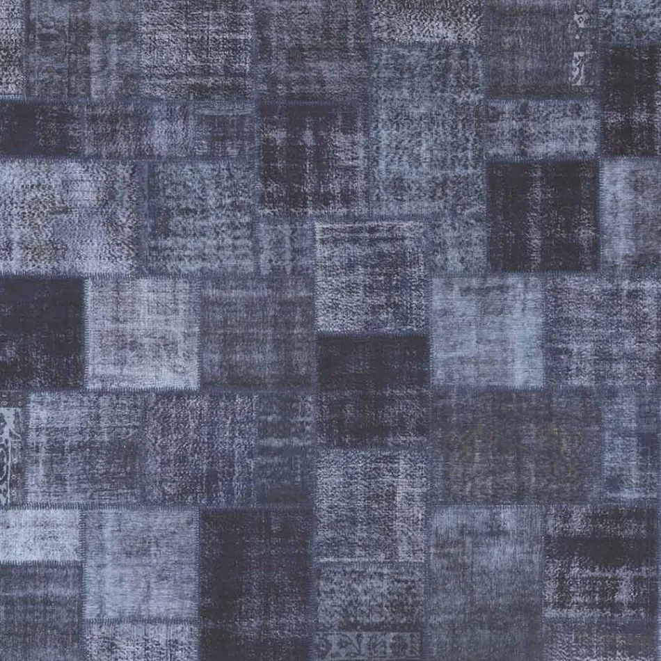 Tappeto Salotto Artigianale in Patchwork Annodato a Mano in Turchia - Raimund Viadurini