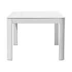 Tavolino 100x55 cm da Giardino in Alluminio di Diverse Finiture - Topolino Viadurini