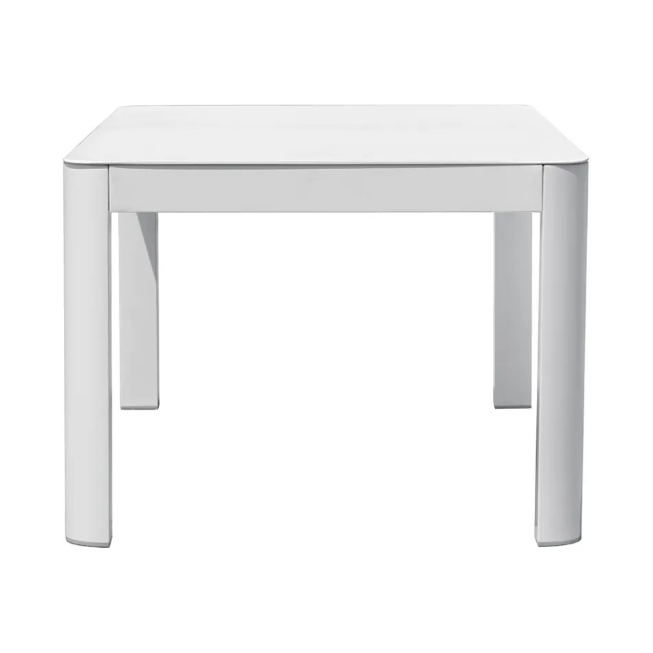 Tavolino 100x55 cm da Giardino in Alluminio di Diverse Finiture - Topolino Viadurini