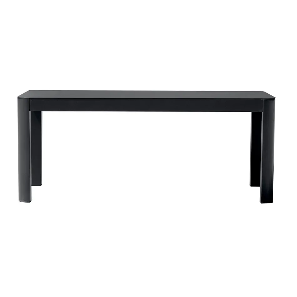 Tavolino 100x55 cm da Giardino in Alluminio di Diverse Finiture - Topolino Viadurini