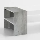 Tavolino Basso da Caffè per il Salotto in Legno Bianco 3 Finiture - Rames Viadurini