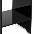 Tavolino / comodino nero design moderno Mimi, made in Italy Viadurini