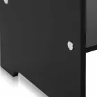 Tavolino / comodino nero design moderno Mimi, made in Italy Viadurini