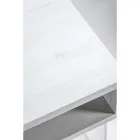 Tavolino Comodino Riciclabile in Plexiglass Trasparente e Legno - Pascoli Viadurini