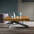 Tavolino da Caffè di Design Trasformabile in Legno Made in Italy - Vincenzo