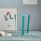 Tavolino da Caffè in Metallo Colorato di Design Made in Italy - Yasmine Viadurini