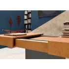 Tavolino da Caffè Trasformabile con Piano Effetto Malta Made in Italy - Romantic Viadurini