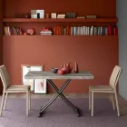 Tavolino da Caffè Trasformabile in Tavolo da Cucina Design Made in Italy - Genio Viadurini