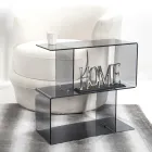 Tavolino da Divano in Plexiglass Trasparente o Fume Made in Italy -Janne Viadurini