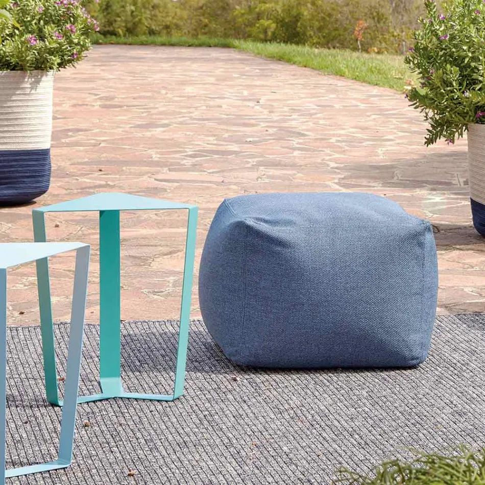 Tavolino da Esterno in Metallo Vari Colori, Design Moderno Italiano - Yasmine Viadurini