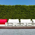 Tavolino da Esterno o Interno con Spumantiera, Design 2 Pezzi - Lily by Myyour Viadurini