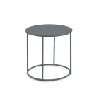 Tavolino da Giardino in Acciaio Zincato di Varie Misure Made in Italy – Brienne Viadurini
