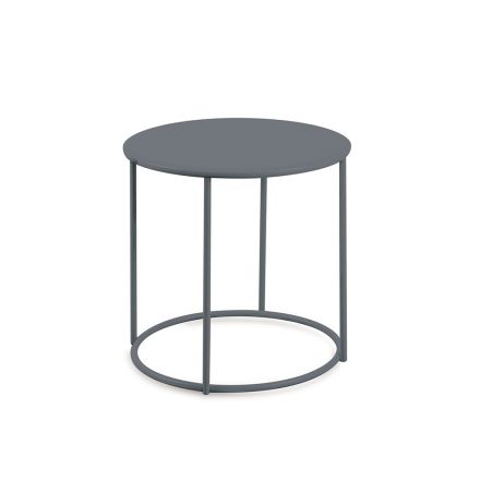 Tavolino da Giardino in Acciaio Zincato di Varie Misure Made in Italy – Brienne Viadurini