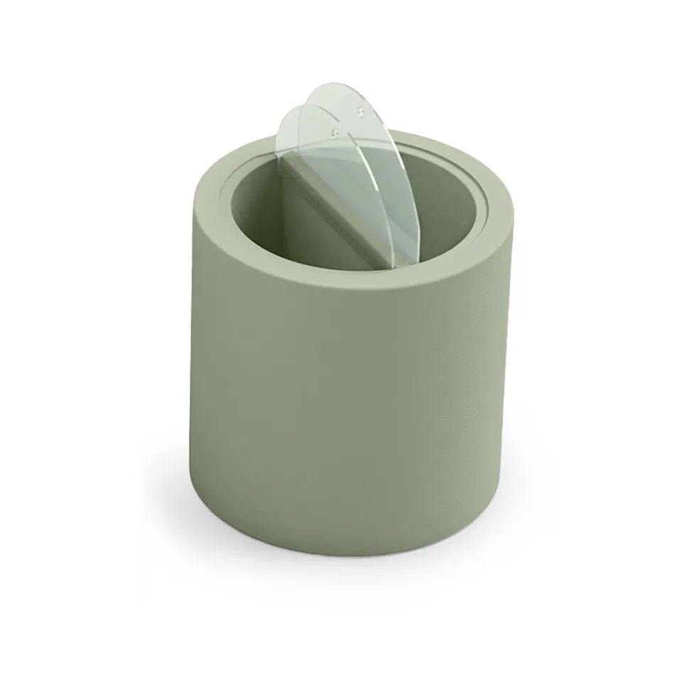Tavolino da Giardino in Polietilene con Contenitore Made in Italy - Stracco Viadurini