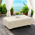 Tavolino da Giardino in Polyrattan Intrecciato a Mano - Yoko