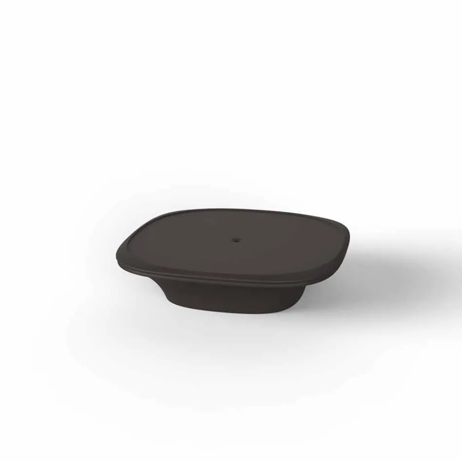 Tavolino da giardino moderno 100x100 cm Ufo by Vondom, in polietilene Viadurini