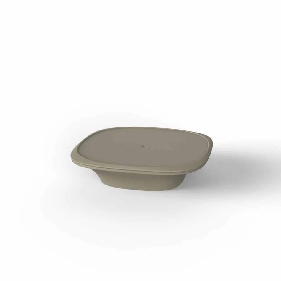 Tavolino da giardino moderno 100x100 cm Ufo by Vondom, in polietilene Viadurini