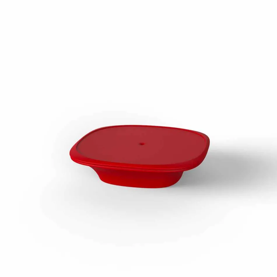 Tavolino da giardino moderno 100x100 cm Ufo by Vondom, in polietilene Viadurini