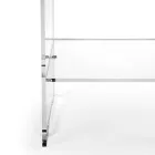 Tavolino da Salotto con 1 Ripiano in Plexiglass Trasparente Made in Italy - Mulan Viadurini