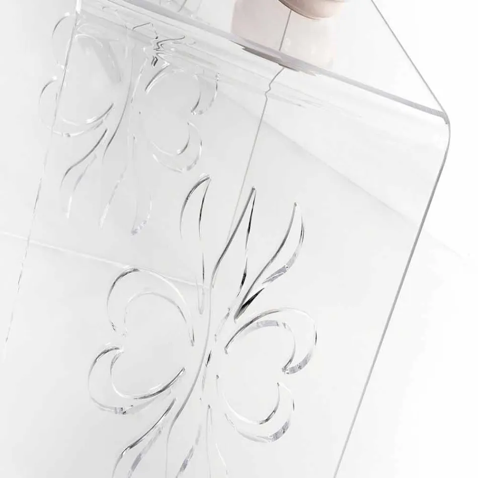 Tavolino da salotto, di design in plexiglass trasparente Mandas Viadurini