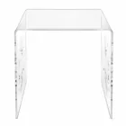 Tavolino da salotto, di design in plexiglass trasparente Mandas Viadurini