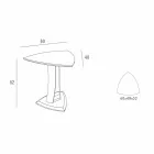 Tavolino da Salotto in Mdf Laccato Realizzato in Italia, Alta Qualità - Lisa Viadurini