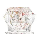 Tavolino da Salotto in Plexiglass Drappeggiato a Mano Made in Italy - Pippo Viadurini