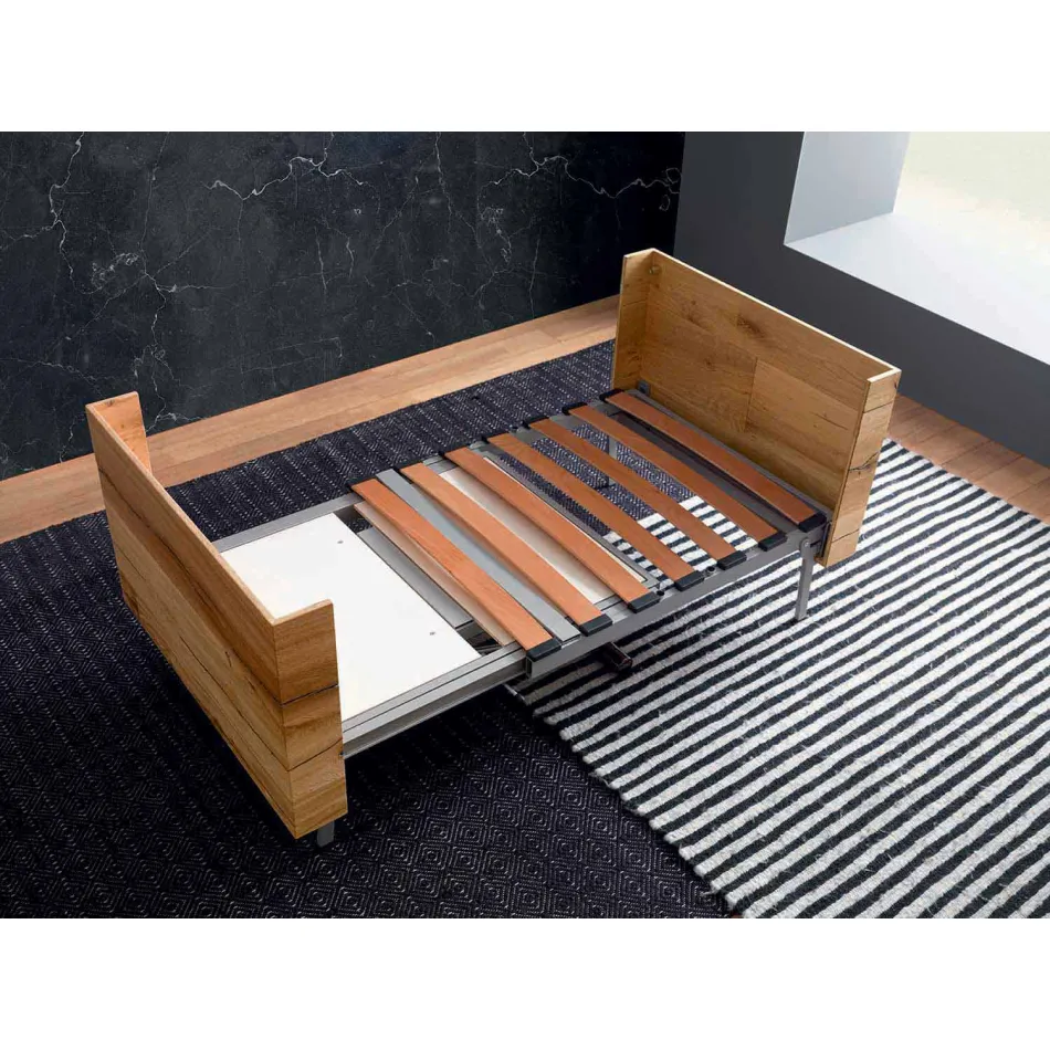Tavolino da Salotto Trasformabile in Legno Massiccio Made in Italy - Trabucco Viadurini