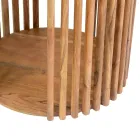 Tavolino da Soggiorno Realizzato in Legno di Acacia - Vortice Viadurini