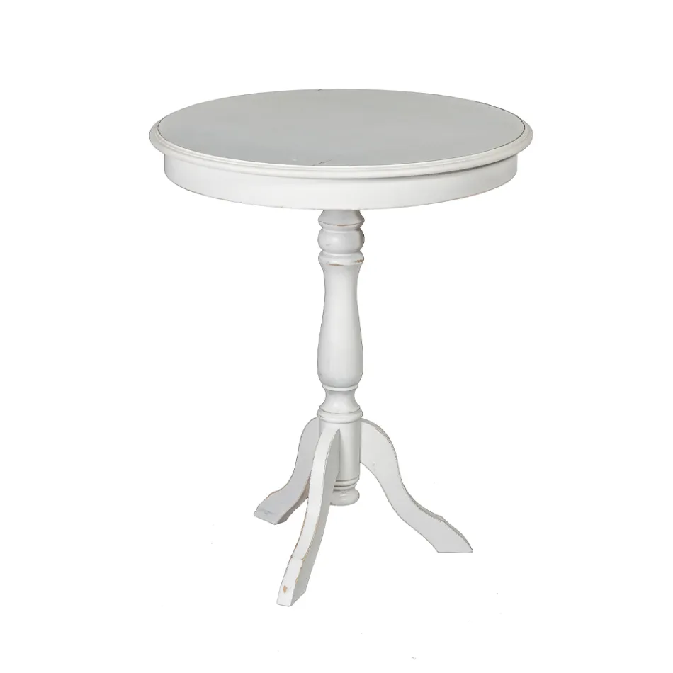 Tavolino da Soggiorno Rotondo in Diverse Finiture Made in Italy - Eracle Viadurini