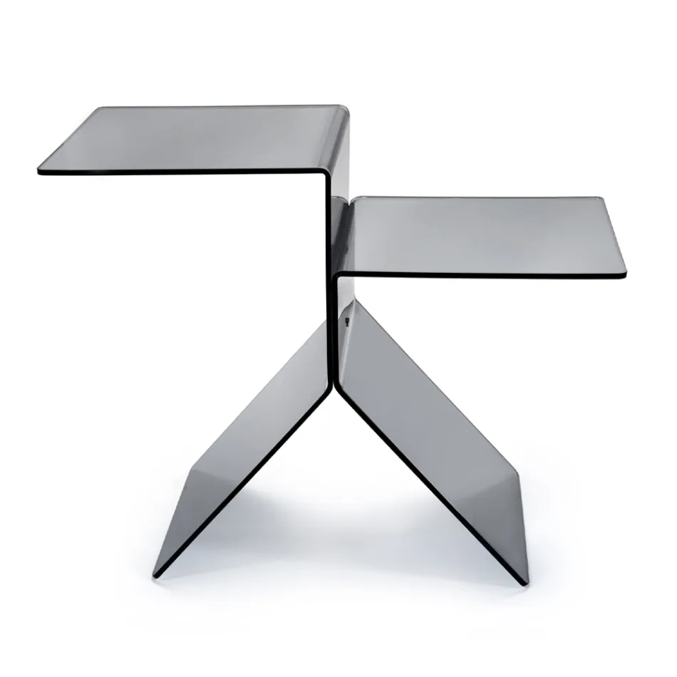 Tavolino Plexiglass Trasparente Colorato da Salotto Made in Italy - Kamon Viadurini