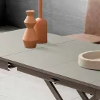 Tavolino Trasformabile da Salotto in Fenix e Metallo Made in Italy - Chiano Viadurini