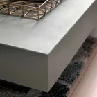 Tavolino Trasformabile Moderno con Piano Effetto Malta Made in Italy - Patroclo Viadurini