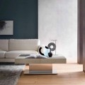Tavolino Trasformabile Moderno con Piano Effetto Malta Made in Italy - Salomon