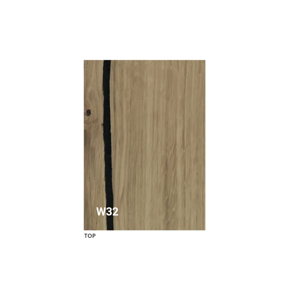 Tavolino Trasformabile Moderno in Legno e Metallo, Made in Italy - Spirit Viadurini