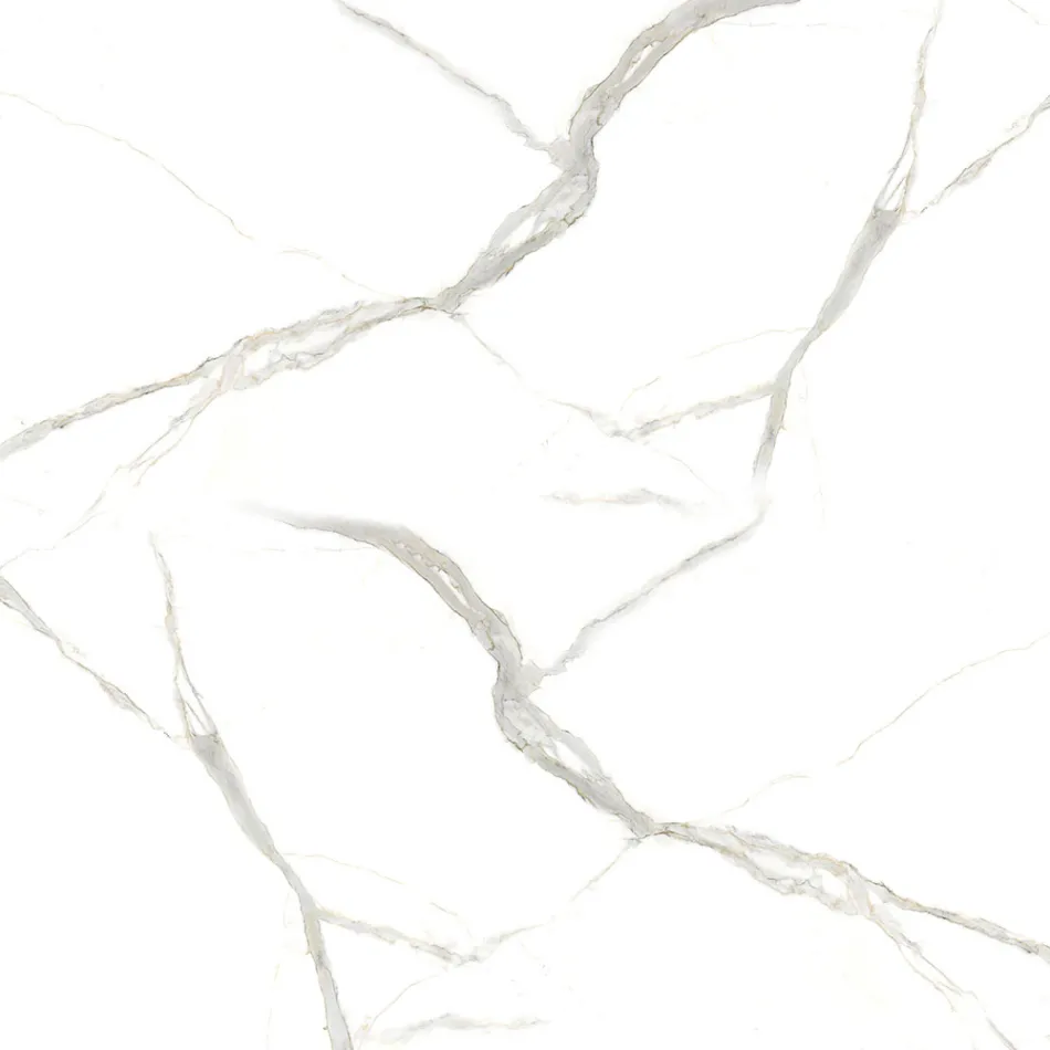 Tavolino Tulip Eero Saarinen H 41 in Ceramica Calacatta Michelangelo  Viadurini