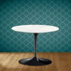 Tavolino Tulip Eero Saarinen H 41 in Ceramica Rem Made in Italy - Scarlet Viadurini