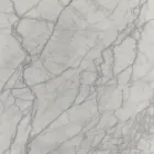 Tavolino Tulip Saarinen H 39 Ovale con Piano in Marmo di Carrara Statuarietto Viadurini