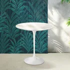 Tavolino Tulip Saarinen H 52 cm in Ceramica Florim Calacatta Gold Lucido - Scarlet Viadurini